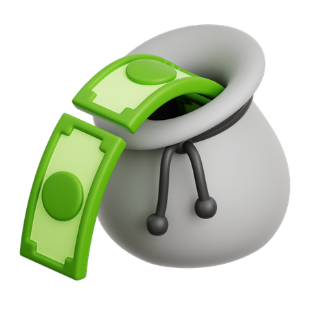 Geldtasche  3D Icon