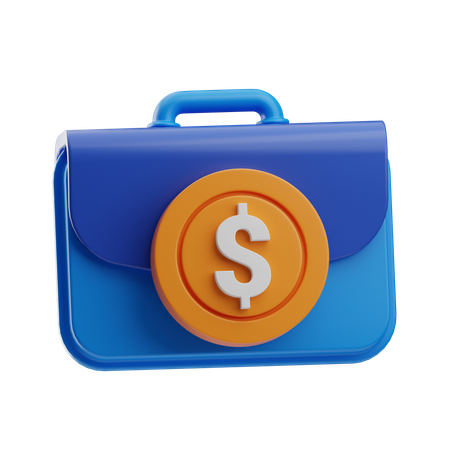 Geldtasche  3D Icon