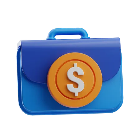 Geldtasche  3D Icon