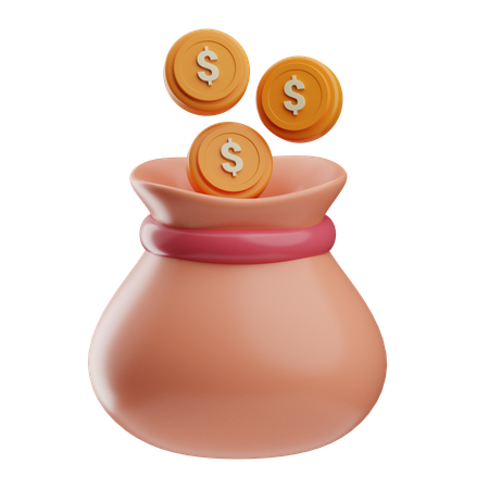 Geldtasche  3D Icon