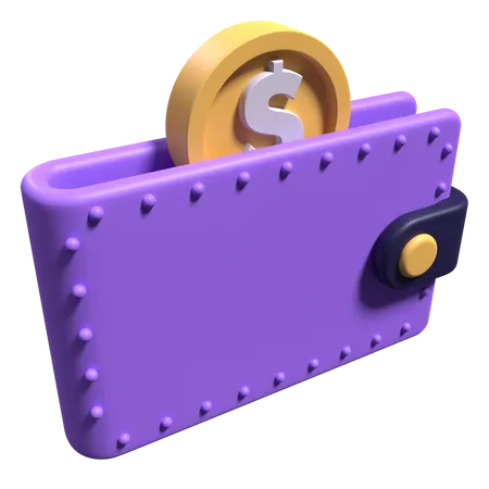 Geldbörse  3D Icon