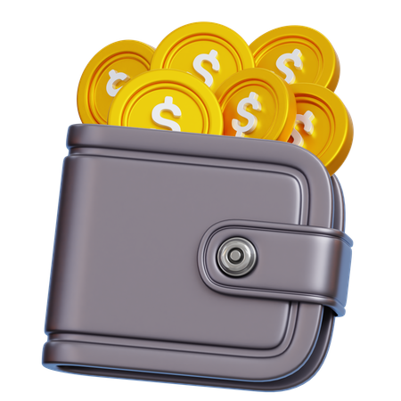 Geldbörse  3D Icon