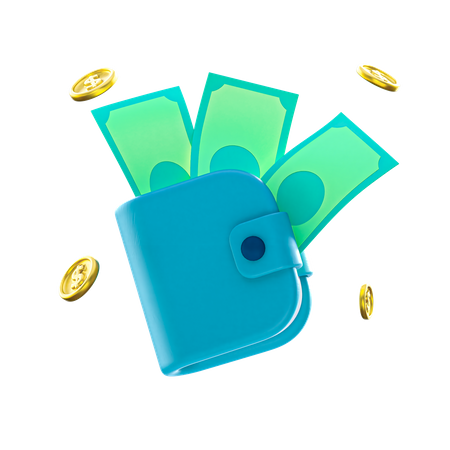 Geldbörse  3D Icon