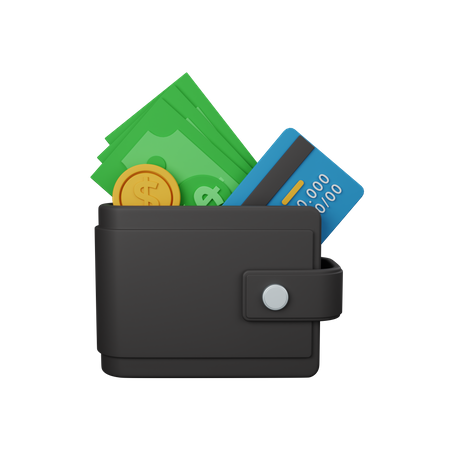 Geldbörse  3D Icon