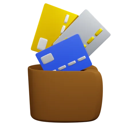 Geldbörse  3D Icon