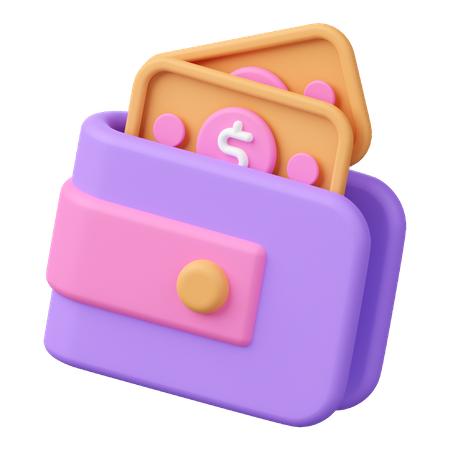 Geldbörse  3D Icon