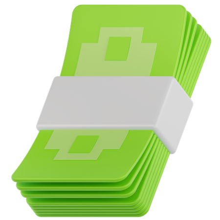 Geldbündel  3D Icon