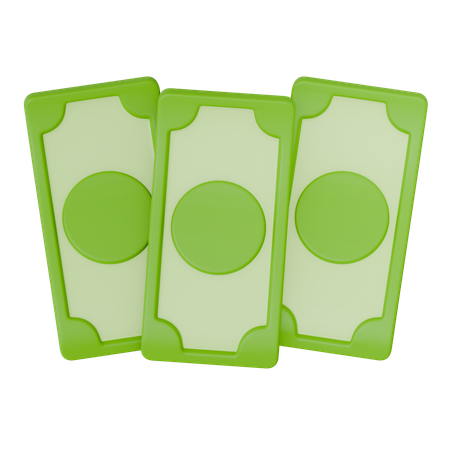 Geldbündel  3D Icon