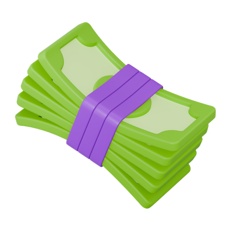 Geldbündel  3D Icon