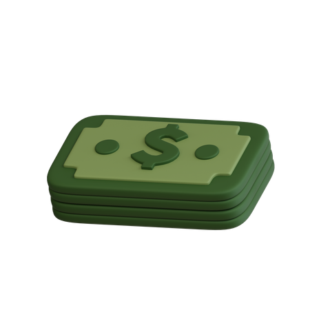 Geldbündel  3D Icon