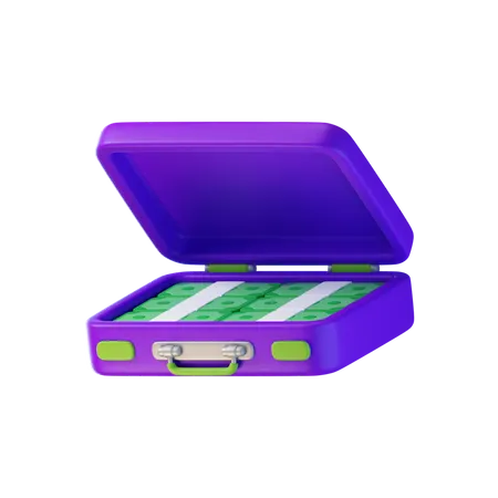 Geldkoffer  3D Icon