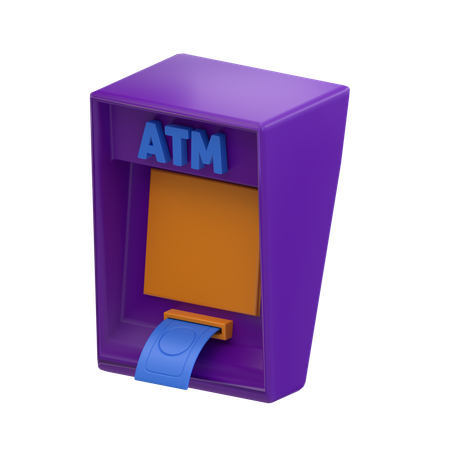 Geldmaschine  3D Icon