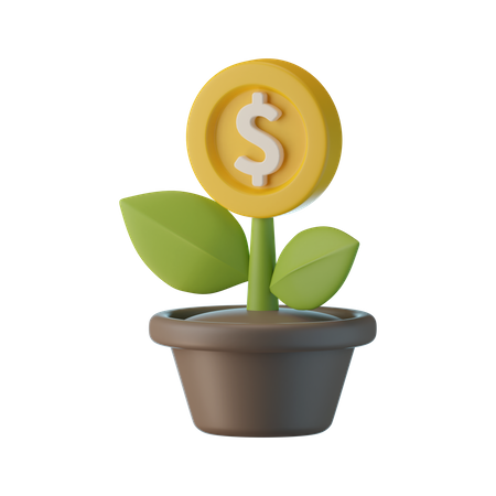 Geldpflanze  3D Icon