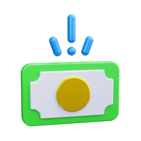 Banknoten  3D Icon