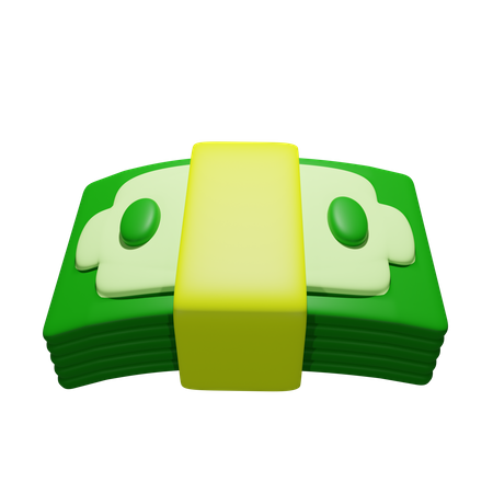 Geldscheine  3D Icon