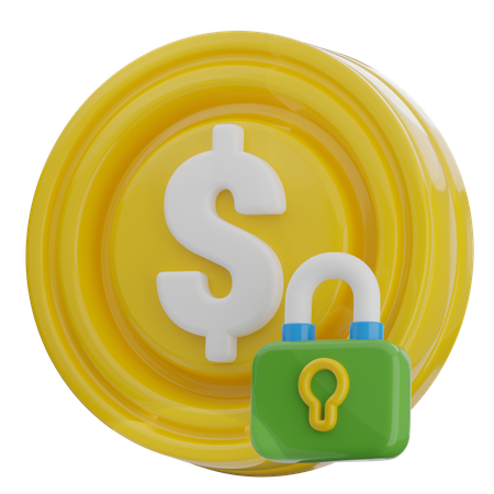 Geldschutz  3D Icon
