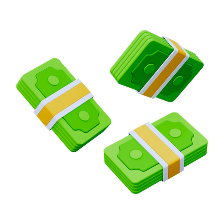 Geldstapel  3D Icon