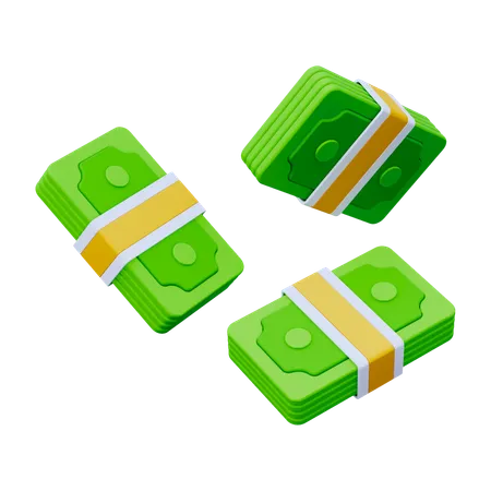 Geldstapel  3D Icon