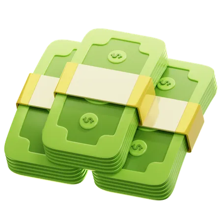 Geldstapel  3D Icon