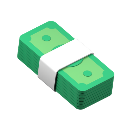 Geldstapel  3D Icon