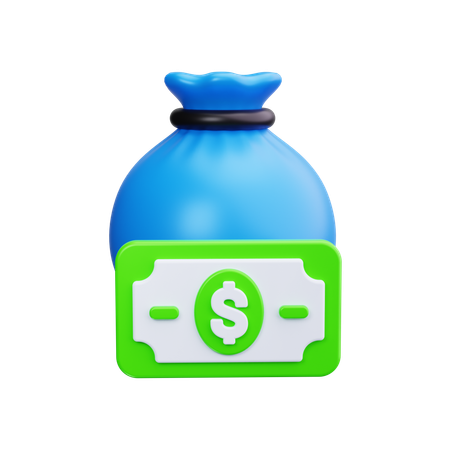 Geldtasche  3D Icon