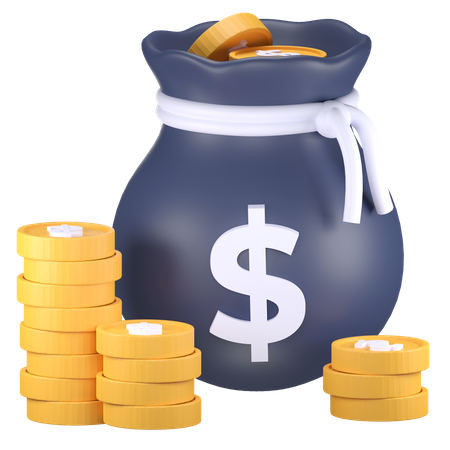 Geldtasche  3D Icon
