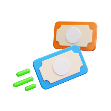 Geldtransfer  3D Icon