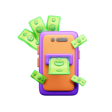 Geldtransfer  3D Icon