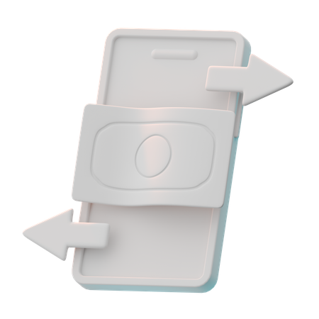 Geldtransfer  3D Icon