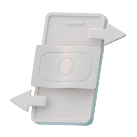 Geldtransfer  3D Icon