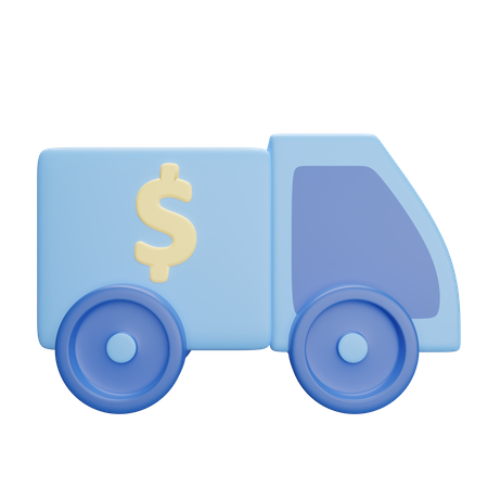 Geldtransporter  3D Icon