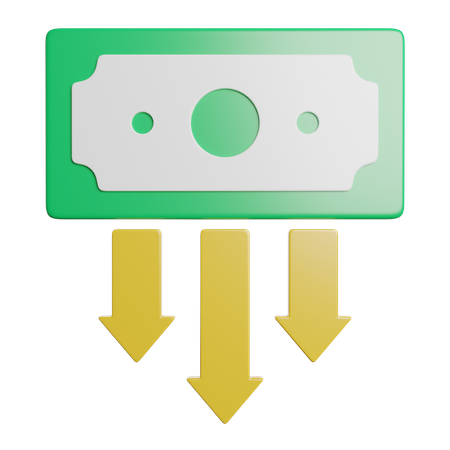 Geldverlust  3D Icon