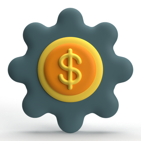 Geld Management  3D Icon