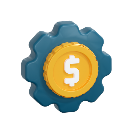 Geld Management  3D Icon