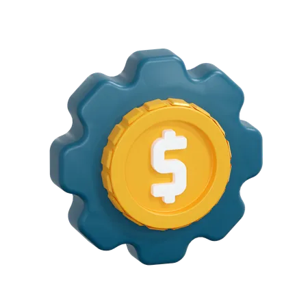 Geld Management  3D Icon