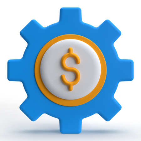 Geld Management  3D Icon