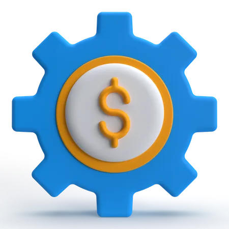 Geld Management  3D Icon