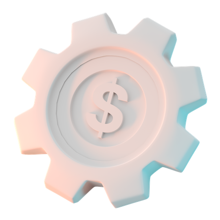 Geld Management  3D Icon