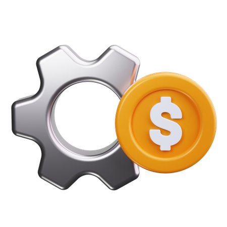 Geld Management  3D Icon