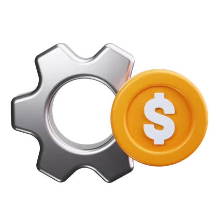 Geld Management  3D Icon