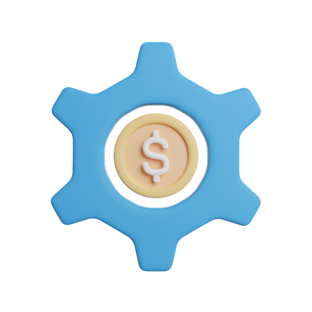 Geld Management  3D Icon