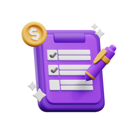 Geld Management  3D Icon