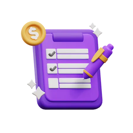 Geld Management  3D Icon