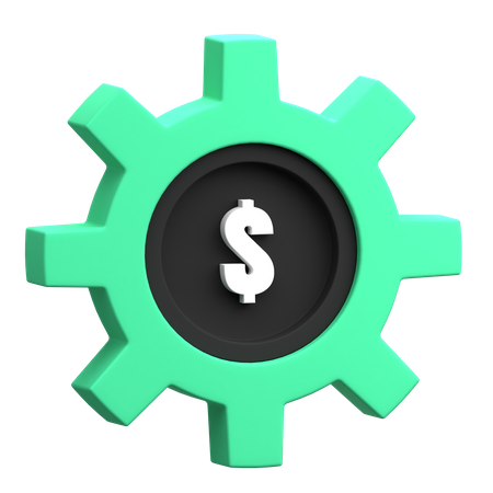 Geld Management  3D Icon