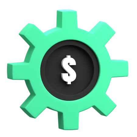 Geld Management  3D Icon