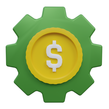 Geld Management  3D Icon