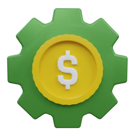 Geld Management  3D Icon