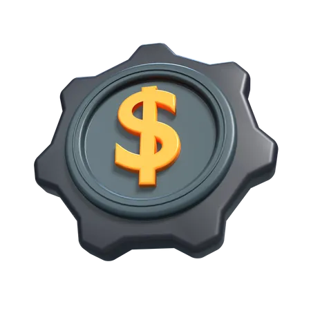 Geld Management  3D Icon