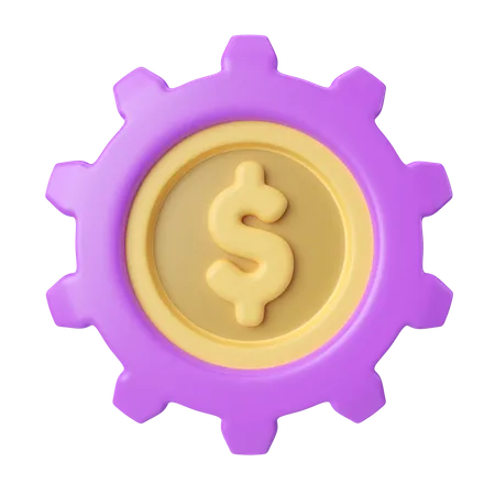 Geld Management  3D Icon