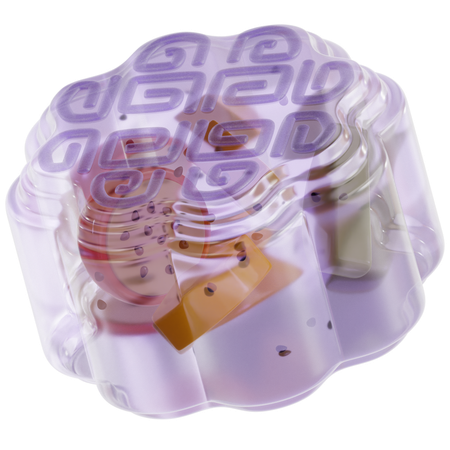 Gelee-Mondkuchen  3D Icon